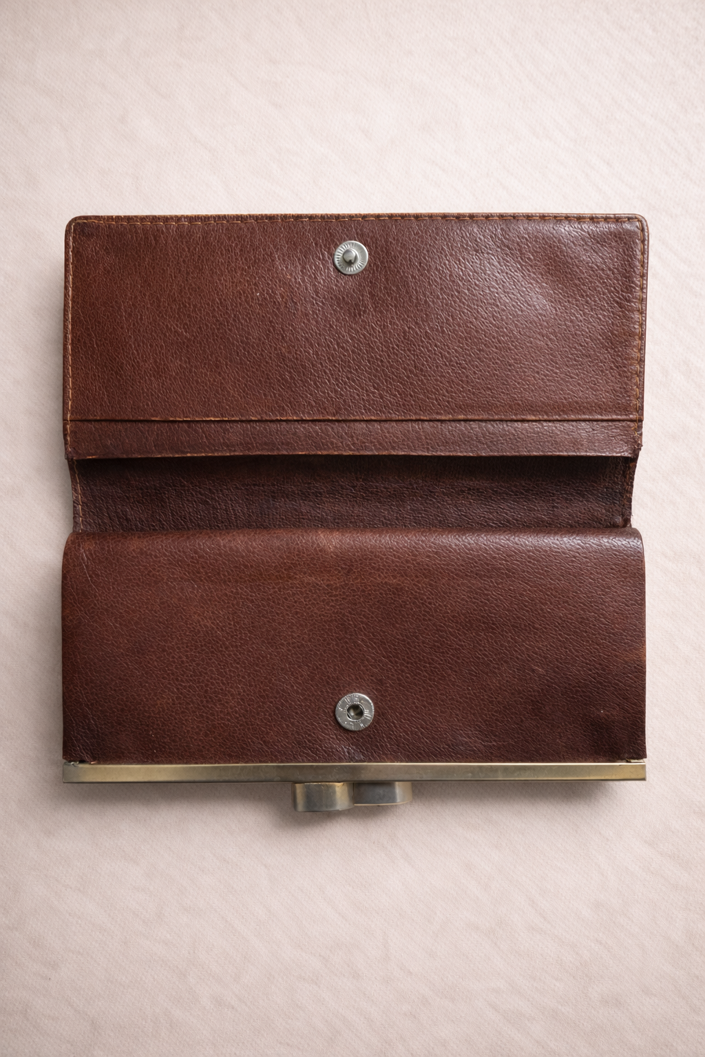 Mid-Century Exotic Skin Frame Wallet
