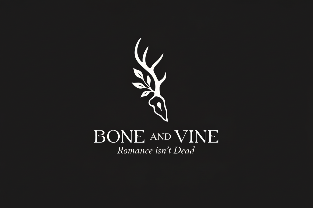 Bone & Vine logo with Romance isn't Dead